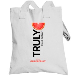 Truly Hard Seltzer Grapefruit Halloween Costume Alcohol Drink Totebag