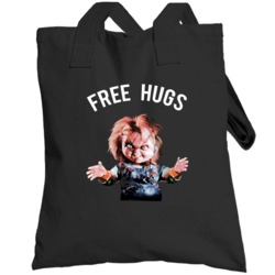 Chucky Free Hugs Childs Play Horror Movie Fan Totebag