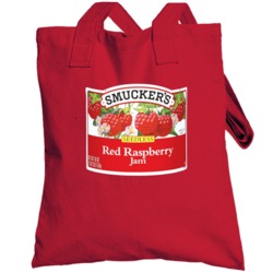 Smuckers Seedless Red Raspberry Jam Cool Halloween Costume Totebag