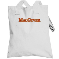 Macgyver Retro 80s Tv Show Logo Fan Totebag