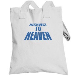 Highway To Heaven Retro 80s Tv Show Logo Fan Totebag
