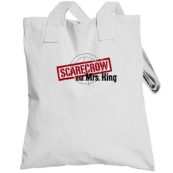 Scarecrow And Mrs King Retro 80s Tv Show Logo Fan Totebag