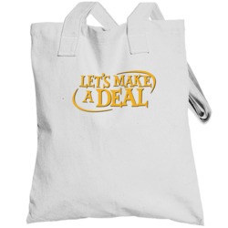 Let's Make A Deal Retro 80s Tv Show Logo Fan Totebag