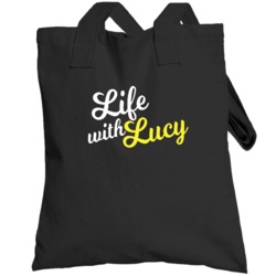 Life With Lucy Retro 80s Tv Show Logo Fan Totebag