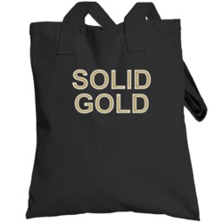 Solid Gold Retro 80s Tv Show Logo Fan Totebag