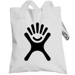 White Hydro Flask Bottle Halloween Costume Totebag