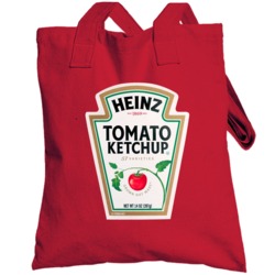Heinz Tomato Ketchup Halloween Costume Totebag