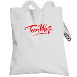 Teen Wolf Retro 80s Tv Show Logo Fan Totebag