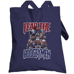 Fear The Boogeymen New England Defensemen Football Totebag