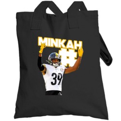 Minkah Fitzpatrick Cartoon 39 Pittsburgh Football Totebag