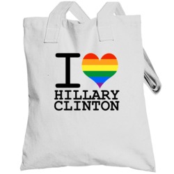 I Heart Hillary Clinton Democrat President Totebag