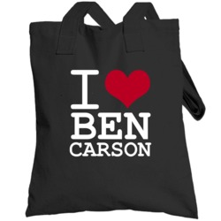 I Love Ben Carson Republican President Totebag