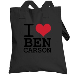 I Heart Ben Carson President Republican Totebag
