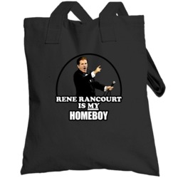 Rene Rancourt Is My Homeboy Boston Anthem Hockey Totebag