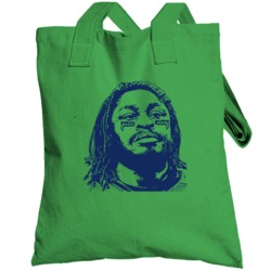 Beast Mode Marshawn Lynch Football Seattle Rb Totebag