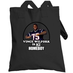 Vince Wilfork Is My Homeboy New England Football Totebag
