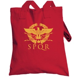 Spqr Eagle Rome Latin Cool Retro Totebag