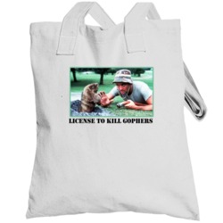 Caddyshack Movie Gophers Totebag