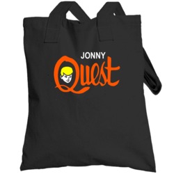 Jonny Quest Tv Cartoon Retro Black Totebag