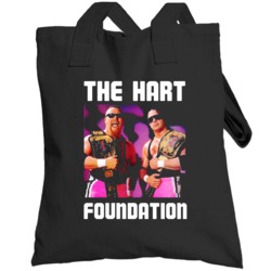 The Hart Foundation Bret Hart Jim The Anvil Totebag