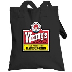 Wendys Hamburger Logo Retro Totebag