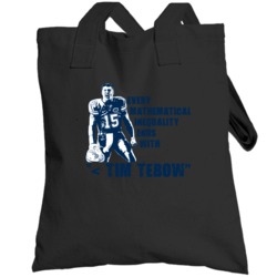 Tim Tebow Football Inequality Quote Totebag