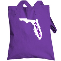 Minnesota Vikings Fan From Tennesse Titans Football Totebag