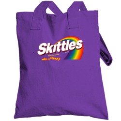 Skittles Wild Berry Candy Totebag