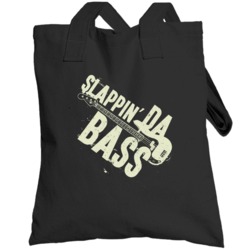 Slappin Da Bass Funny Musician Band Instrument Gigging Music Distresse