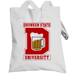 Drunken State University Stiles Teen Wolf Too Popular Movie Totebag