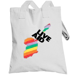 Live Aid Old School Popular Movie Totebag