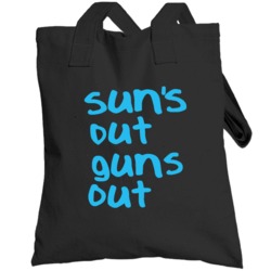 Suns Out Guns Out Popular 22 Jump Street Movie Totebag