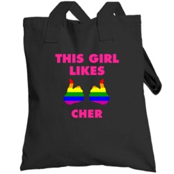 This Girl Likes Cher Pride Totebag