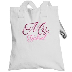 Mrs Gabriel Last Name Funny Totebag