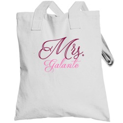Mrs Galante Last Name Funny Totebag