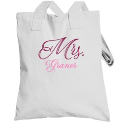 Mrs Graner Last Name Funny Totebag