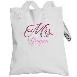 Mrs Grogan Last Name Funny Totebag