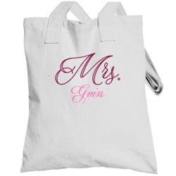 Mrs Guin Last Name Funny Totebag