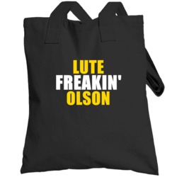 Lute Freakin Olson  Hall Of Fame Sports Totebag