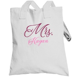 Mrs Hagan Last Name Funny Totebag