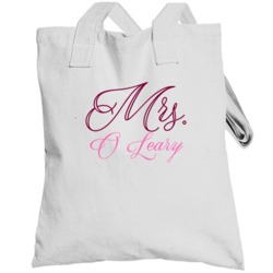 Mrs O Leary Last Name Funny Totebag