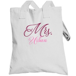 Mrs Urban Last Name Funny Totebag