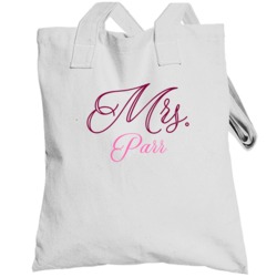 Mrs Parr Last Name Funny Totebag