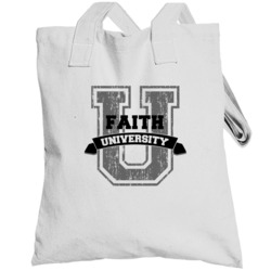 Faith University Funny Name Totebag
