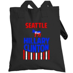 Seattle Washington For Hillary Clinton President Election 2016 Totebag