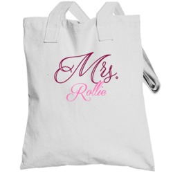 Mrs Rollie Last Name Funny Totebag