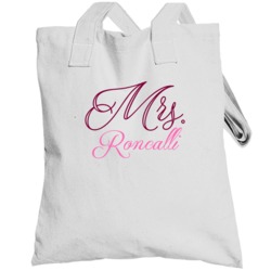 Mrs Roncalli Last Name Funny Totebag