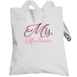 Mrs Kloosterman Last Name Funny Totebag