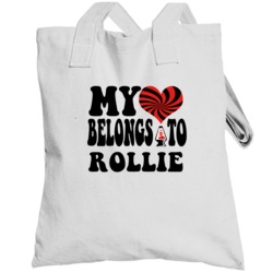 My Heart Belongs Love Rollie Totebag