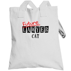 Future Lawyer Cat Occupation Name Totebag